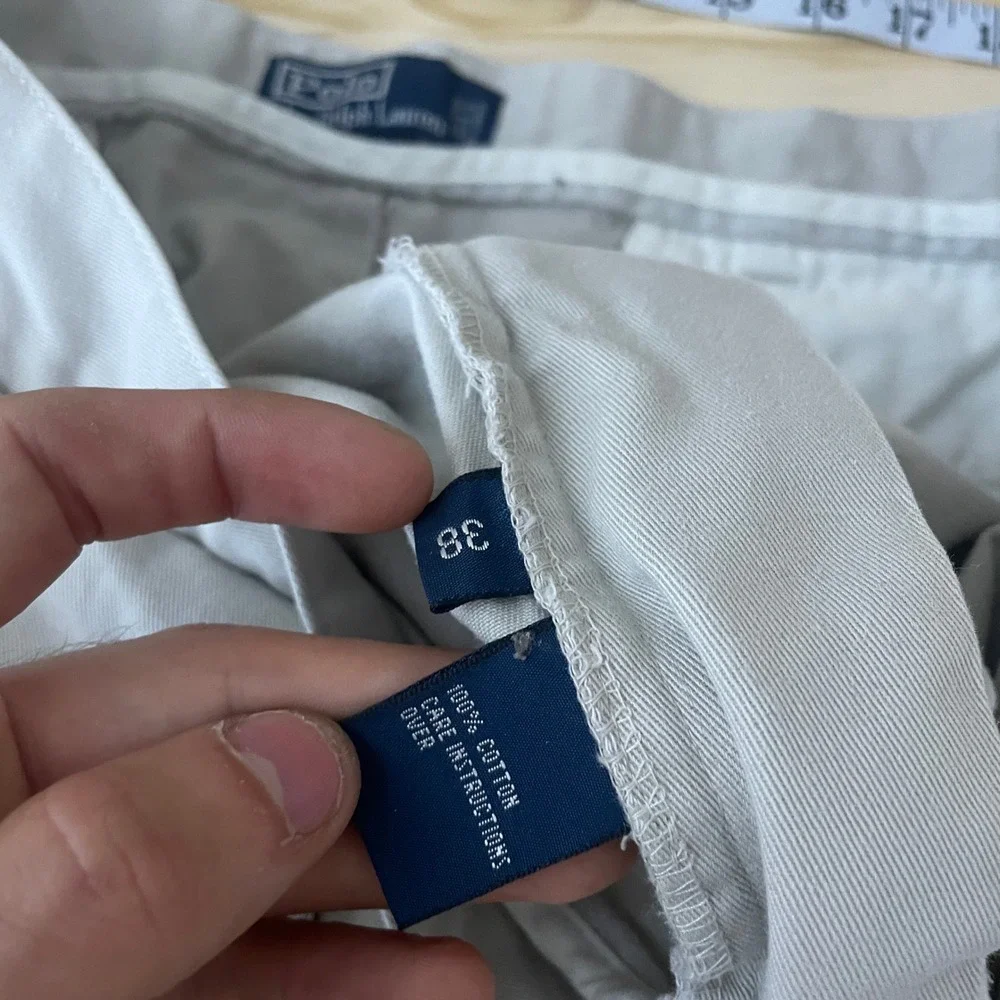 Polo Ralph Lauren Tyler Short Mens fits 36 Double Pleated Chino Cotton Shorts